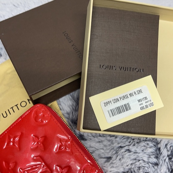 Louis Vuitton red zippy coin purse - Picture 5 of 5